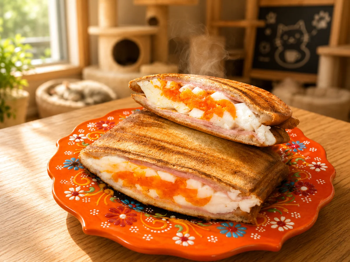 こんがり焼いたホットサンド